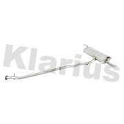 Klarius Box With Tail Pipe Rear fits Nissan Qashqai I 2006-2013 1.5
