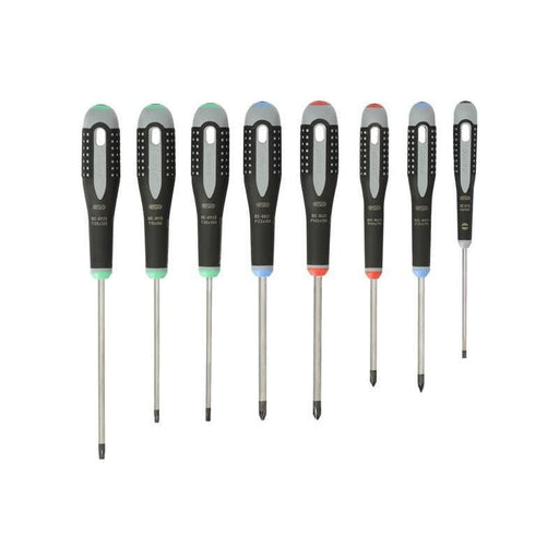 Bahco BE-9872 ERGO™ Screwdriver Set, 8 Piece Bahco - NN4 Online