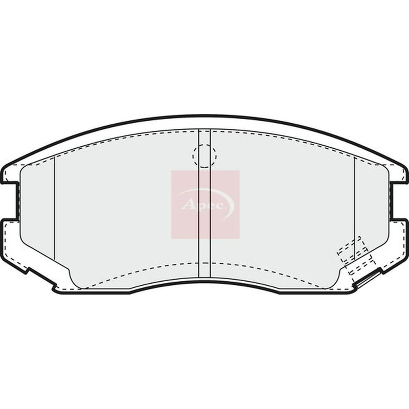 Apec Front Brake Pad Set PAD1072