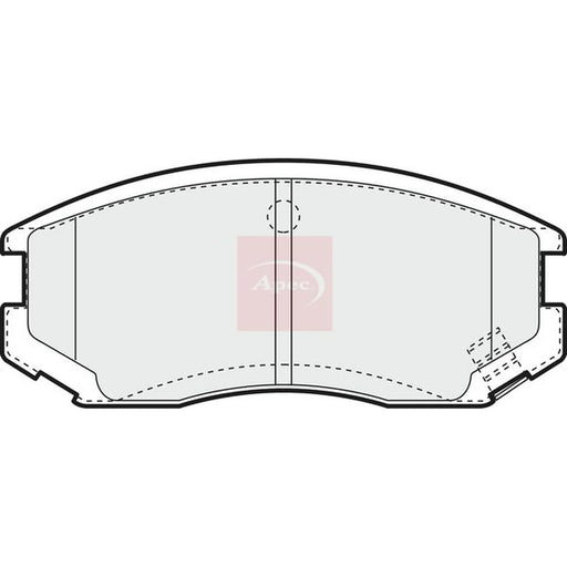 Apec Front Brake Pad Set PAD1072