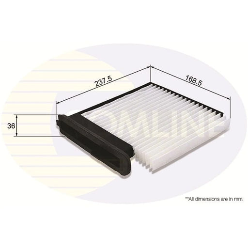 Comline Cabin Air Filter (Pollen Filter) fits Nissan NV200 2010-2011 1.5 1.6