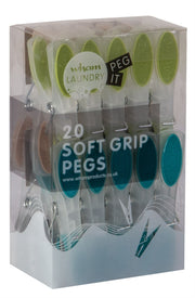 24 x soft touch clothes pegs Unbranded - Dynamic Drive