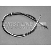 First Line Handbrake Cable Left Rear fits Audi A3 1996-2003 1.6 1.8 1.9