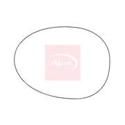 Apec Exterior Wing Mirror Glass Left fits Citroën C1 2005-2014 1.0 1.4