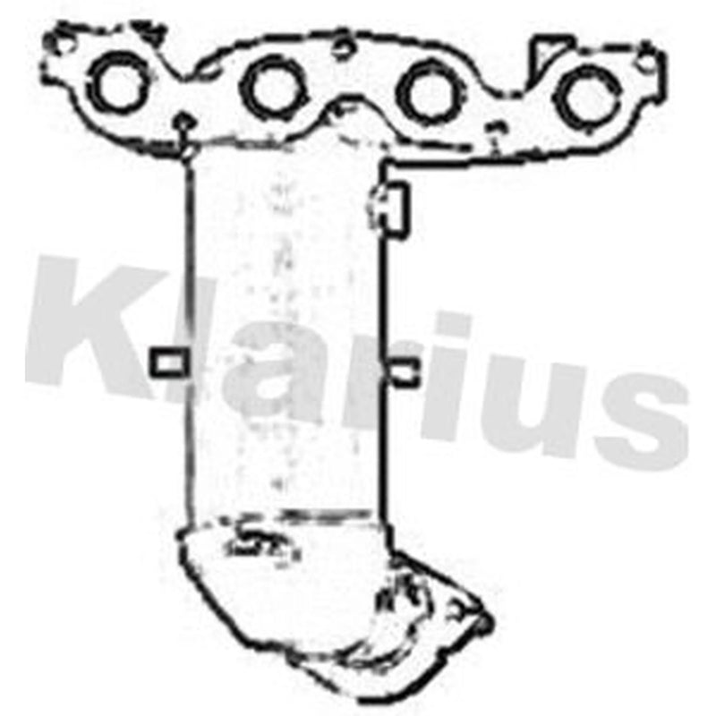 Klarius Diesel Particulate Filter W/Cat T/A fits Kia Rio III 2011-2017 1.25