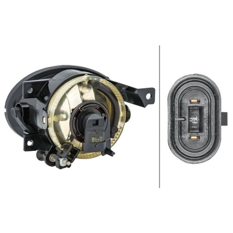 Hella Front Right Fog Light HB4 fits VW Touran 2003-2010 1.4 1.6 1.9 2.0