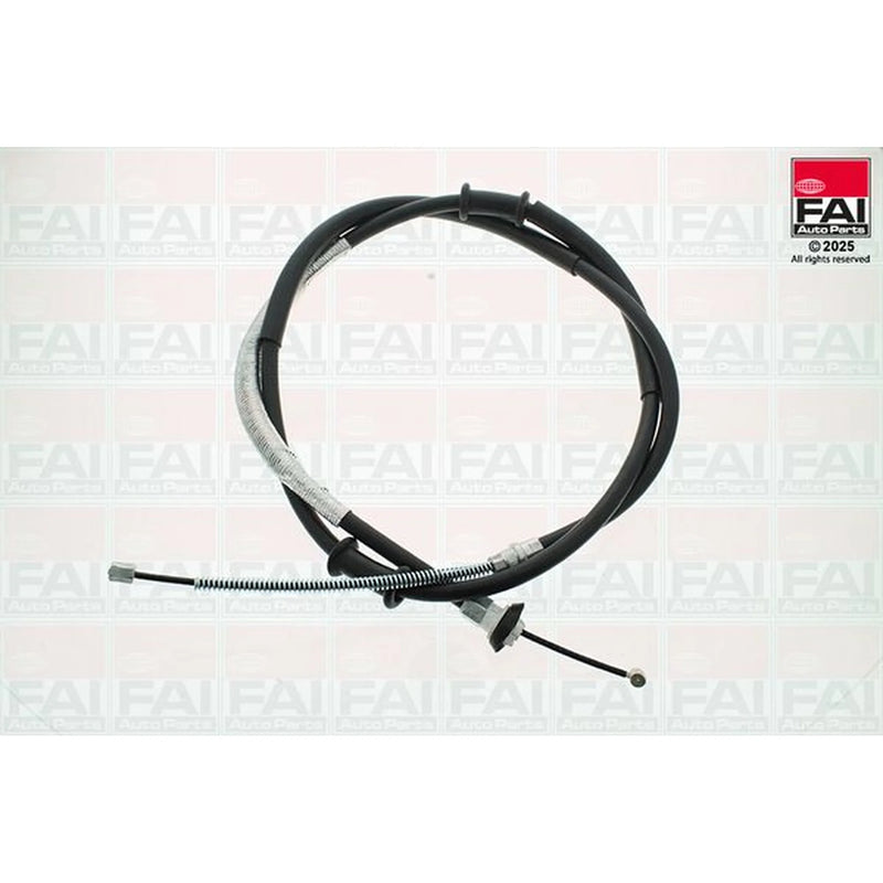 FAI Handbrake Cable Left Rear fits Fiat Mpv 2001-2010 1.2 1.3 1.4 1.6 1.9