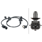 Hella ABS Wheel Speed Sensor Front 6PU 012 679-621