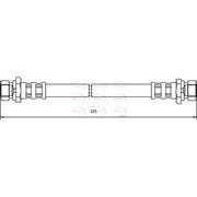 Apec Brake Hydraulic Hose Line Rear fits Kia Rio I 2000-2005 1.3 1.5