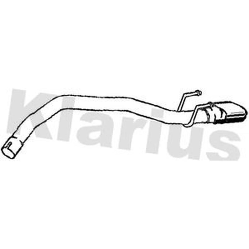 Klarius Exhaust Pipe OD fits Fiat 500 2020 on 1.0