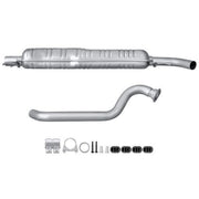 Hella Middle Silencer fits Opel Zafira A 1999-2005 2.0