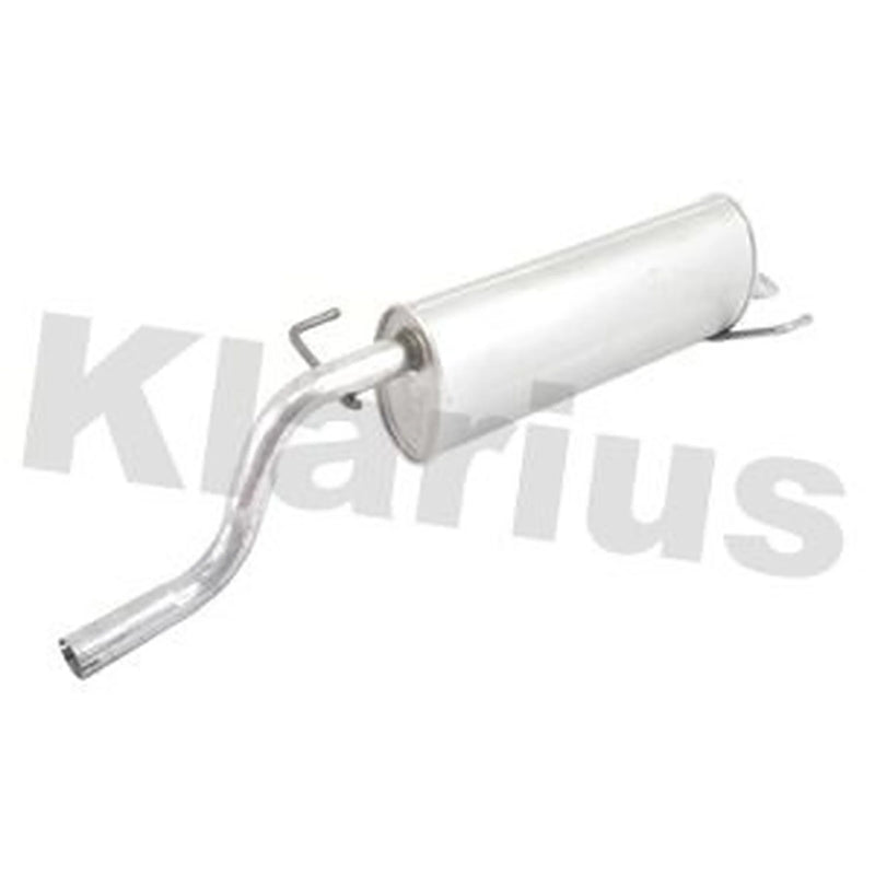 Klarius Box With Tail Pipe Rear fits Fiat Grande Punto 2005-2015 1.2 1.4