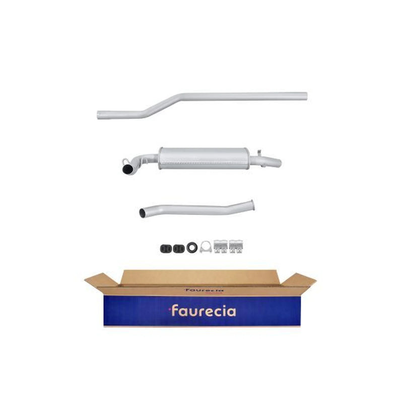 Hella End Silencer Rear fits Seat Malaga 1985-1993 1.2 1.5