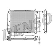 Denso Engine Radiator DRM15003