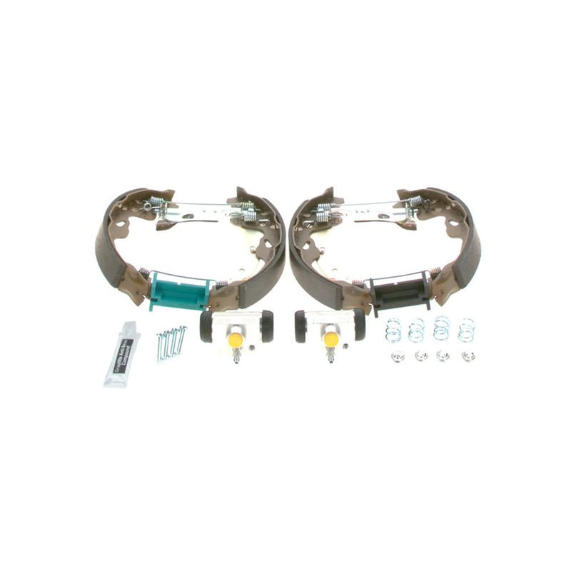 Bosch Brake Shoe Set Axle Kit fits Toyota Yaris/Vitz 2001-2005 1.0 1.3 1.4