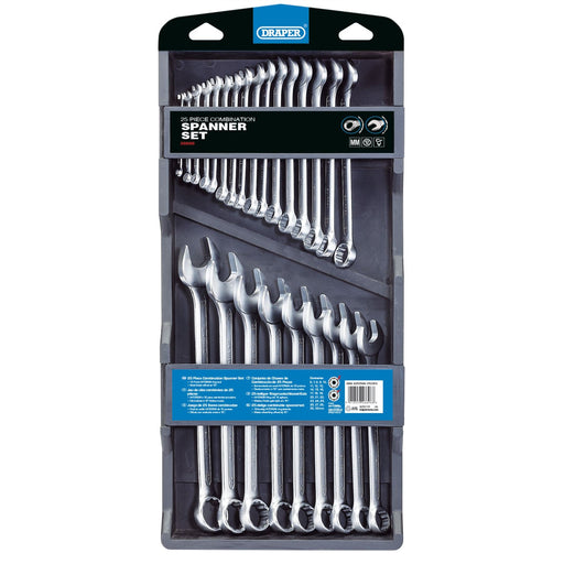 Draper HI-TORQ Metric Combination Spanner Set (25 Piece) 26696 Draper - Dynamic Drive