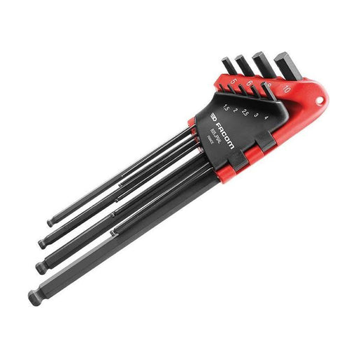 Facom 83S.JP9AL Metric Hex Key Wallet Set, 9 Piece Facom - NN4 Online