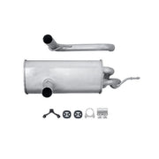 Hella End Silencer Rear fits VW Tiguan 2008-2018 1.4