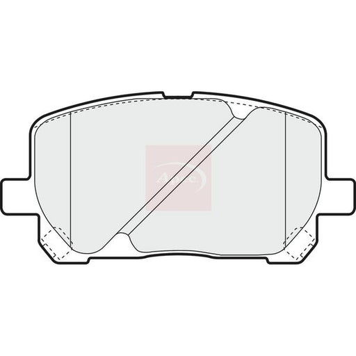 Apec Front Brake Vented Discs & Pads fits Toyota Avensis Verso 2001-2009 2.0