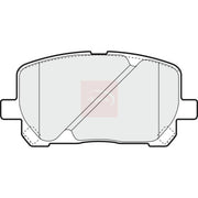 Apec Front Brake Pad Set fits Toyota Avensis Verso 2001-2009 2.0