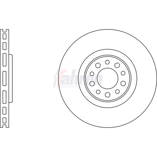 Fahren 2 x Front Brake Discs FBD6465-x2