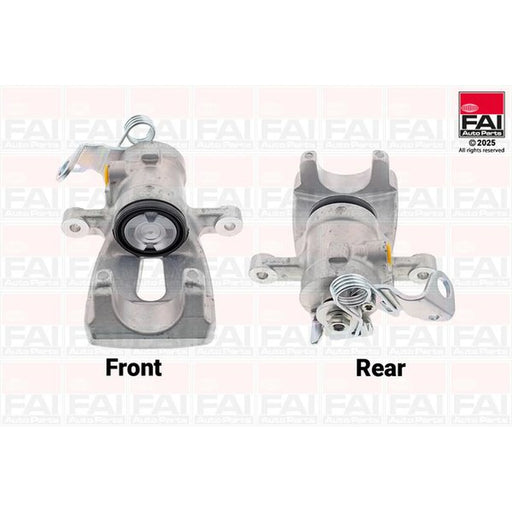 FAI Brake Caliper Assembly Rear Right fits Fiat 500L 2012-2018 0.9 1.3 1.4 1.6