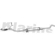 Klarius Box With Centre Pipe Centre fits Opel Corsa C 2000-2009 1.8