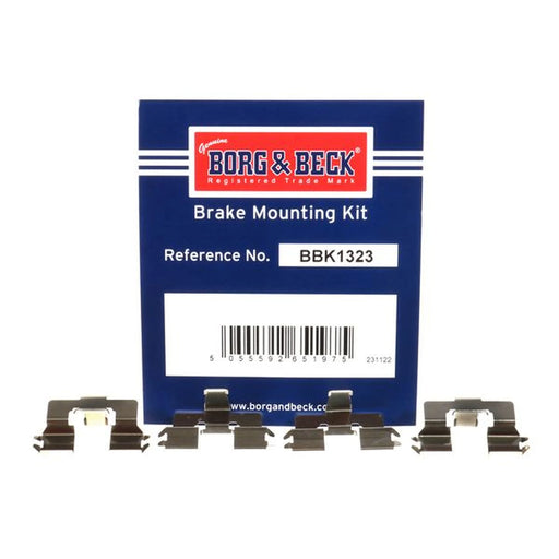 Borg & Beck Brake Pad Accessory Fitting Kit Rear BBK1323
