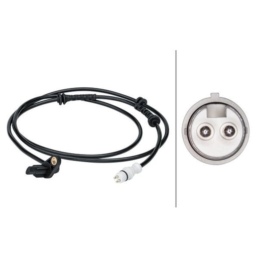 Hella ABS Wheel Speed Sensor Rear fits Renault Clio 1998-2016