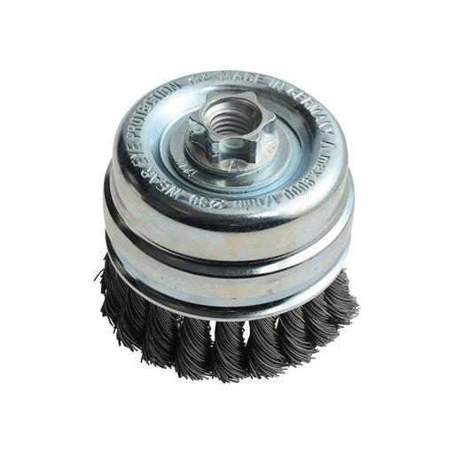 Lessmann Knot Cup Brush 80mm M14x2, 0.50 Steel Wire* Lessmann - Dynamic Drive