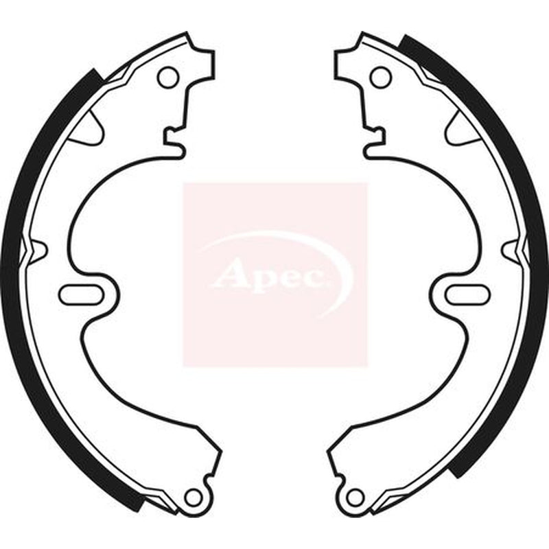 Apec Brake Shoe Set Axle Kit fits Toyota Camry 1982-1991 1.8 2.0 2.5