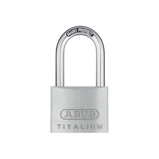 Abus Mechanical 64TI/40mm TITALIUM™ Padlock 40mm Long Shackle Keyed Alike KA6411 ABUS Mechanical - Dynamic Drive