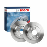 Bosch 2 x Solid Rear Brake Discs 0986479A91-x2