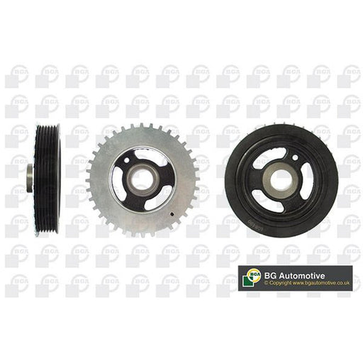 BGA Crank Shaft Belt Pulley fits Ford Galaxy II 2006-2015 2.0