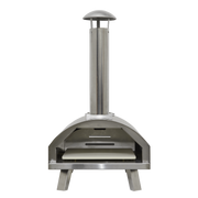 Dellonda Portable Wood-Fired Pizza Oven and Smoking Oven Stainless Steel Dellonda  - Dynamic Drive