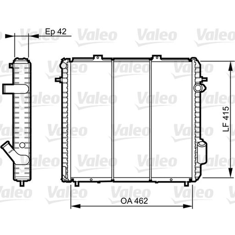 Valeo Engine Radiator 730502