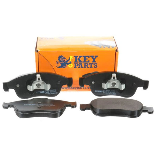 Key Parts 4 x Front Brake Pad Set fits Dacia Dokker 2012-2021 1.2 1.3 1.5 1.6