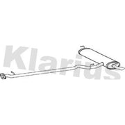 Klarius Box With Tail Pipe Rear fits Nissan Qashqai I 2006-2013 1.5