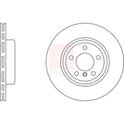 Apec 2 x Vented Front Brake Discs SDK6434