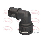 Apec Coolant Flange Housing Connector Lower Left fits Audi A3 1996-2003 1.8 1.9