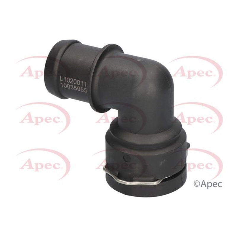 Apec Coolant Flange Housing Connector Lower Left fits Audi A3 1996-2003 1.8 1.9