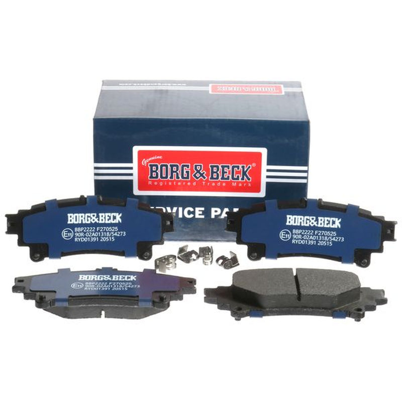 Borg & Beck Front & Rear Brake Discs & Pads fits Lexus Rx 2008-2015