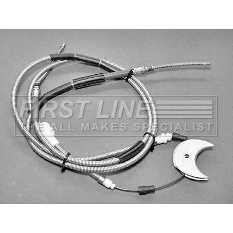 First Line Handbrake Cable Left Rear fits Ford Escort 1985-1990