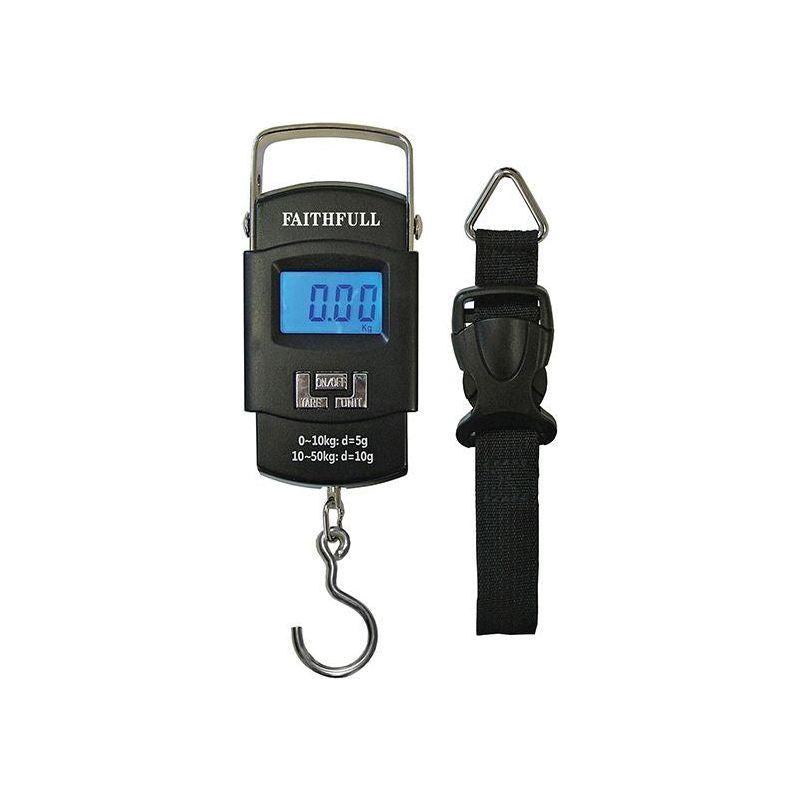 Faithfull Portable Electronic Scale 0-50kg Faithfull - Town Tools