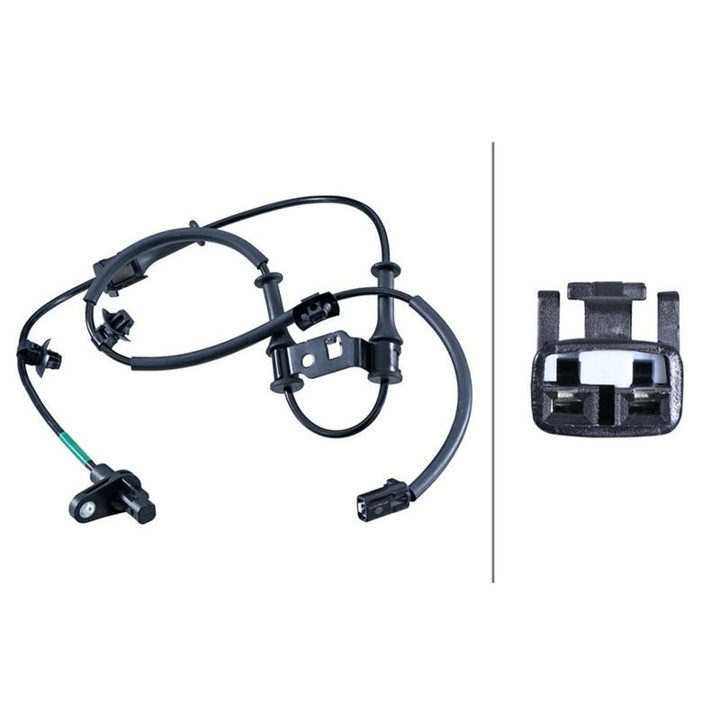 Hella ABS Wheel Speed Sensor Front 6PU 358 251-471