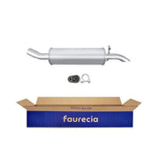 Hella End Silencer Rear fits Ford Fiesta 1989-1996 1.4