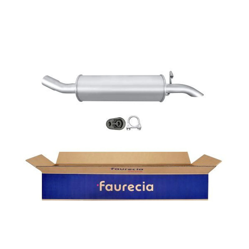 Hella End Silencer Rear fits Ford Fiesta 1989-1996 1.4