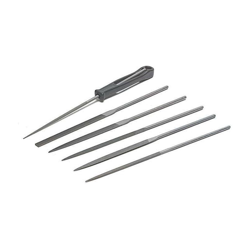 Bahco 2-470-16-2-0 Needle File Set of 6 Cut 2 Smooth 160mm (6.2in) Bahco - NN4 Online