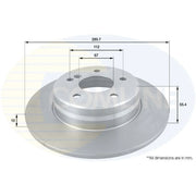 Comline Front / & Rear / Brake Discs & Pads fits Mercedes-Benz Sl 2006-2012