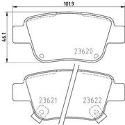 Mintex Front & Rear Brake Discs & Pads fits Toyota Avensis 2005-2008 2.2